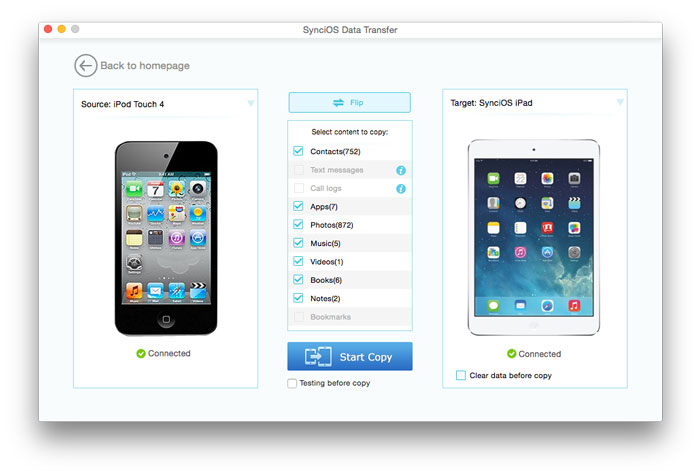 download free syncios iphone transfer