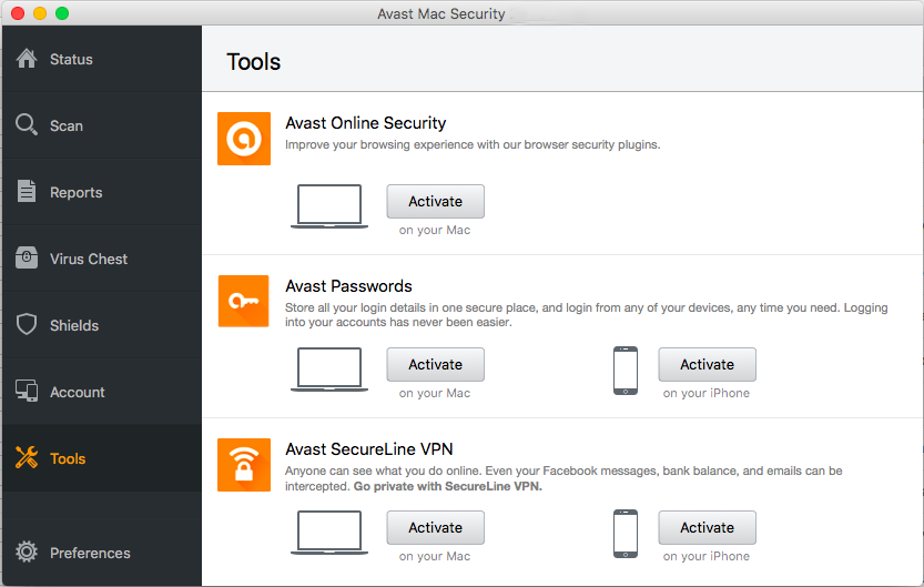 Avast Security For Mac Os 10.7.5