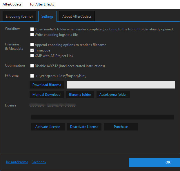Autokroma Aftercodecs 1.7 Crack Autokroma Aftercodecs 1.7 Crack